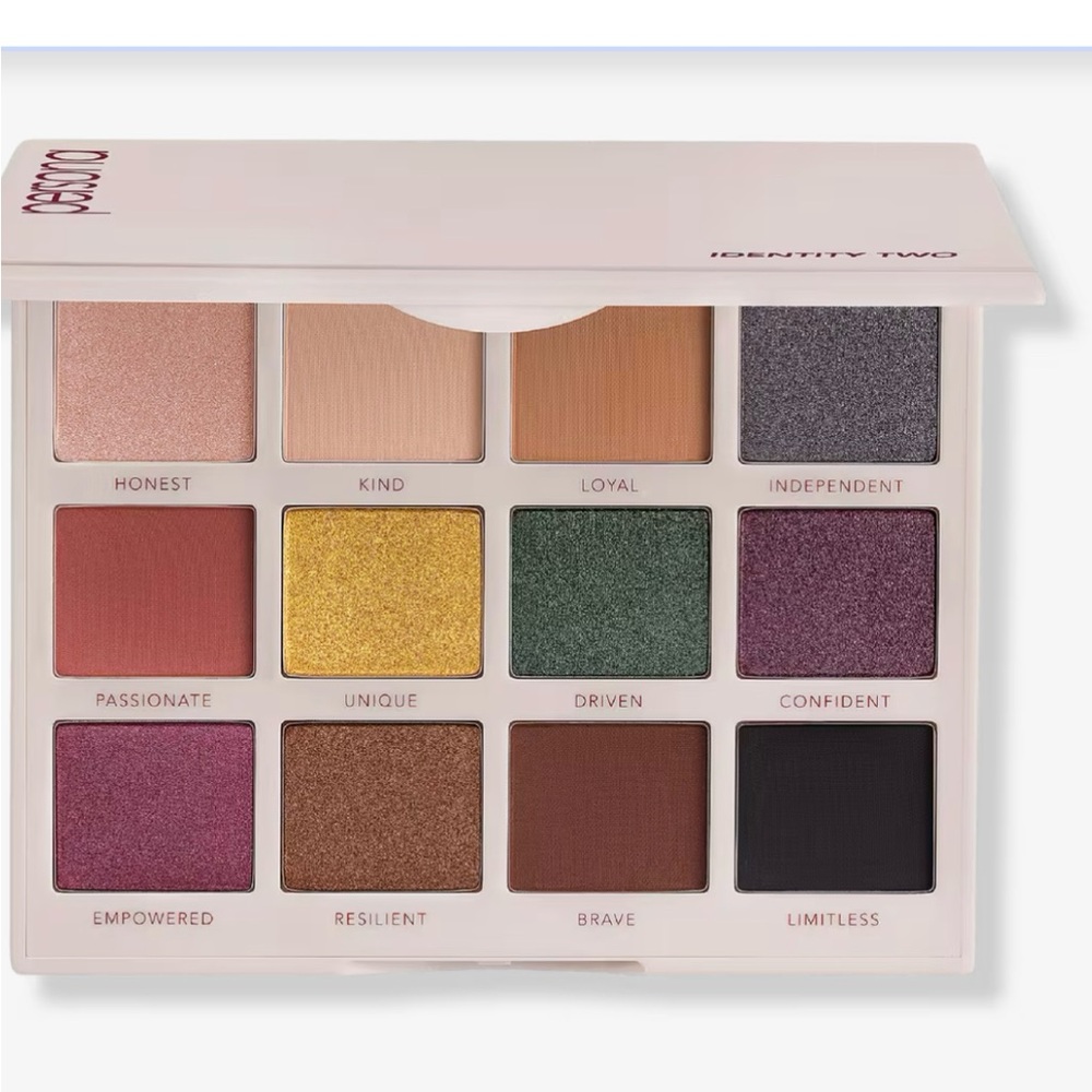 Persona Eyeshadow Palette - Pink, Peach, Gold, Green, Purple, Brown, Black
